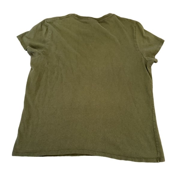 VTG RALPH LAUREN POLO JEANS OLIVE GREEN SHIRT WOMANS LARGE |‎ E2 - Picture 2 of 5